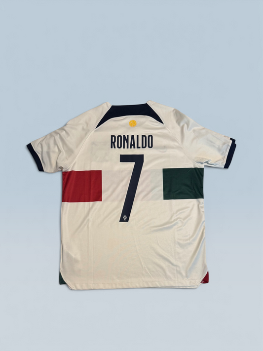 Cristiano Ronaldo #7 Portugal 2021-22 away soccer jersey, Nike kit – photo 2