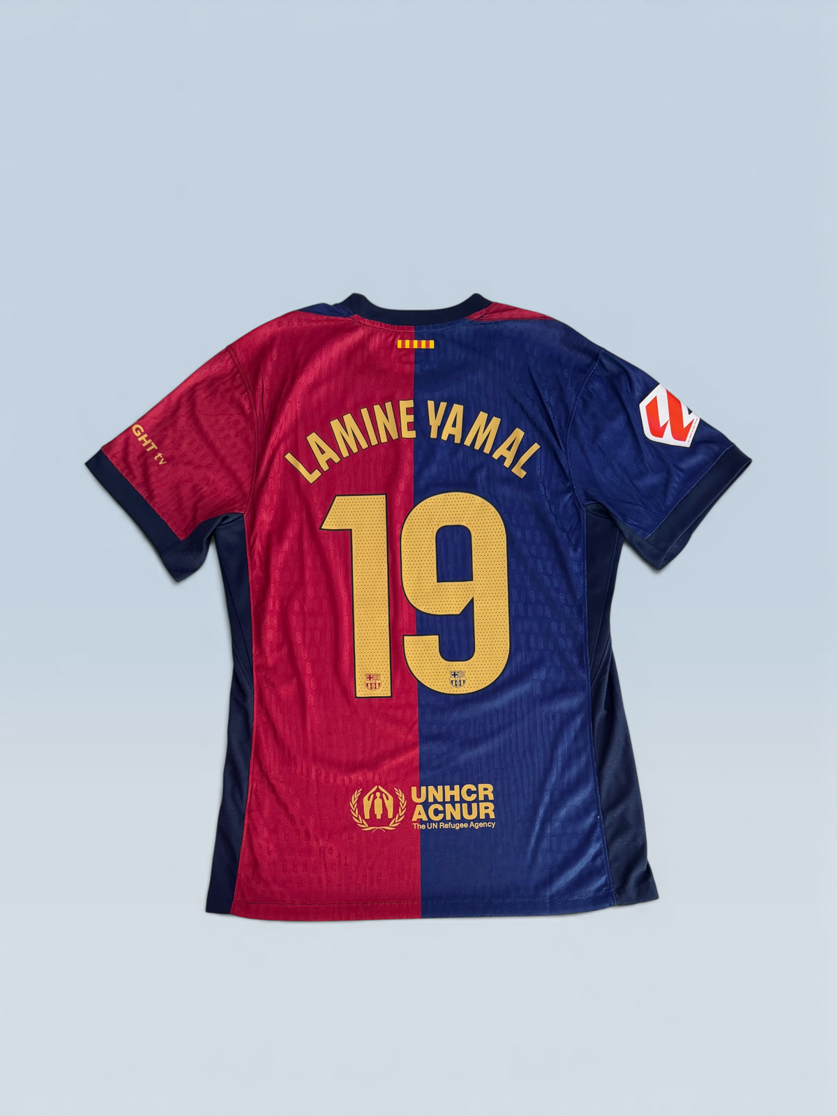 Lamine Yamal #19 FC Barcelona 2024-25 home soccer jersey, Nike kit – photo 2