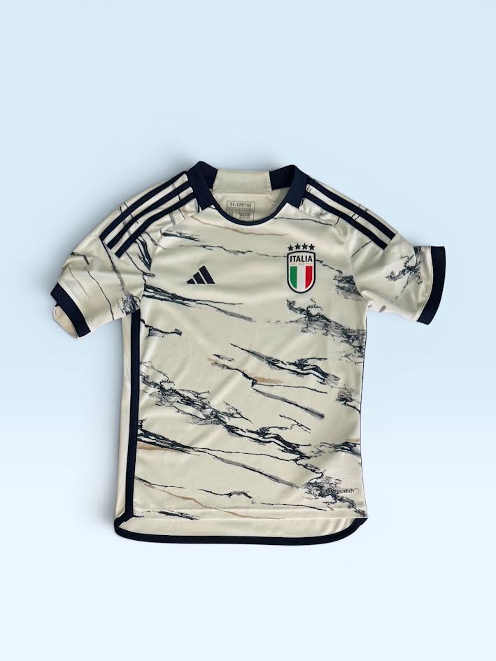 Italy national team 2023-24 away soccer jersey, Adidas kit