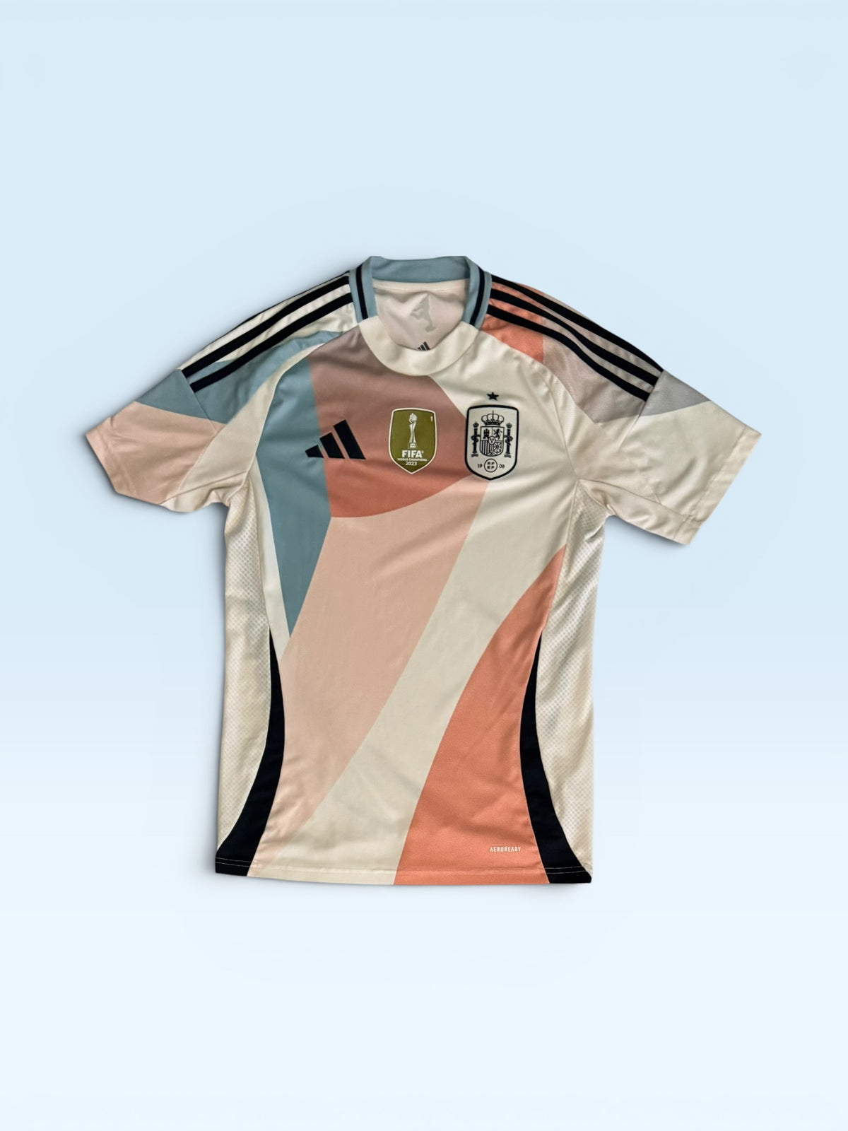 Spain Women 2024-25 away soccer jersey, Adidas kit