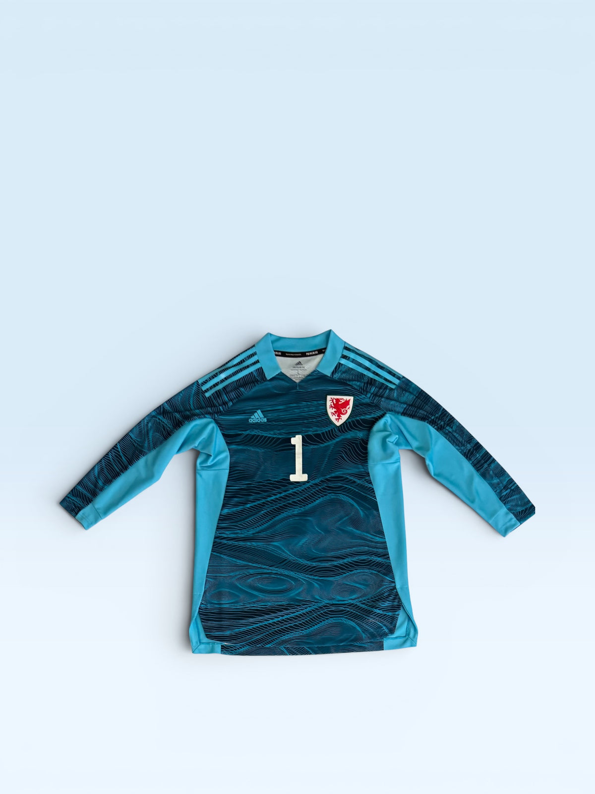 Wales 2022-23 #1 third goalkeeper soccer jersey, World Cup Adidas kit