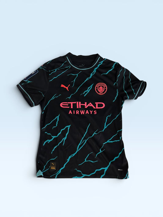 Sandy MacIver #22 Manchester City Women 2023-24 goalkeeper soccer jersey