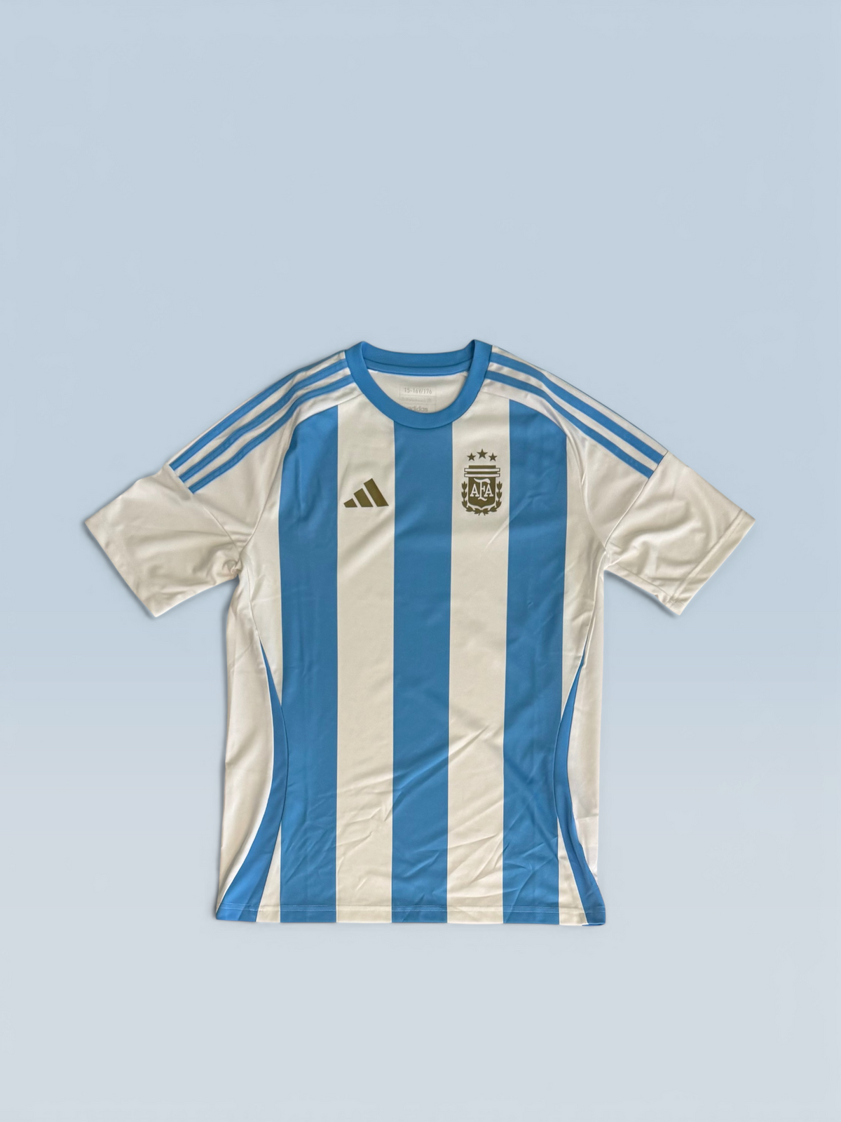 Argentina 2023-24 three star home soccer jersey, Adidas kit