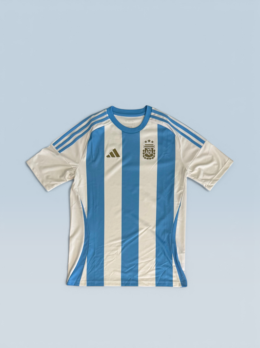 Argentina 2023-24 three star home soccer jersey, Adidas kit