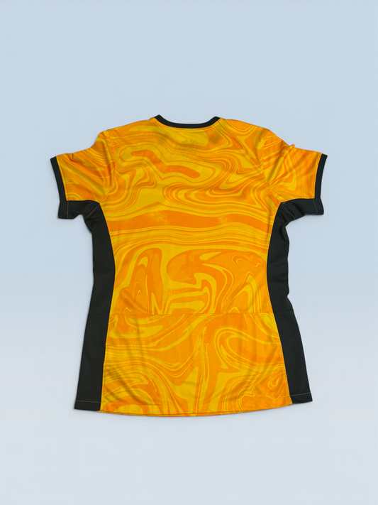 Australia Matildas 2023-24 green and gold home soccer jersey, Nike kit – photo 2